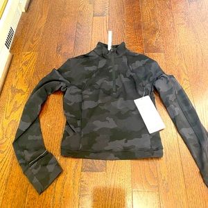 Lululemon crop half-zip jacket